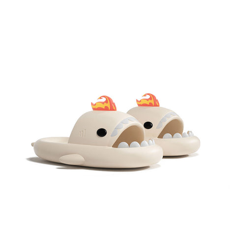 Sharkicks Basic - Ciabatte Squalo Kaiju di Fuoco