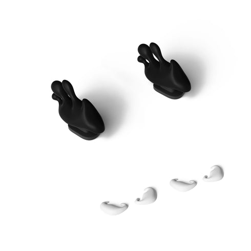 Le Pinne e gli Occhi del Completo Nero per Sharkicks Pro