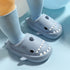 Sharkicks Basic - Invierno, Pantuflas de Tiburón Niños, Tacón Abierto
