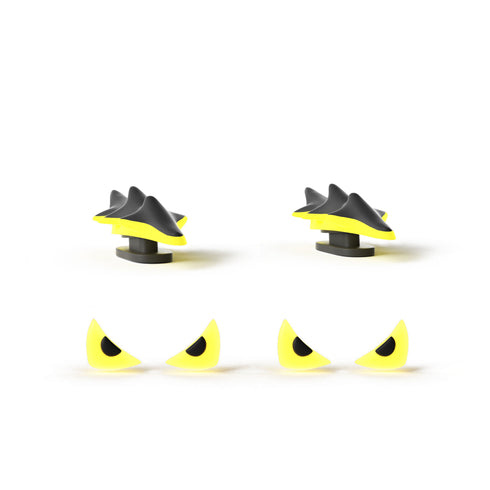 Sharkicks Pro 兇猛閃電龍鰭和眼睛配件