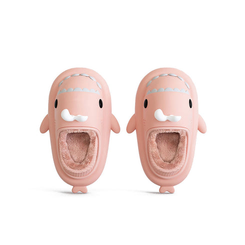 Sharkicks Basic - Invierno, Pantuflas de Tiburón Conejo, Talón Cubierto