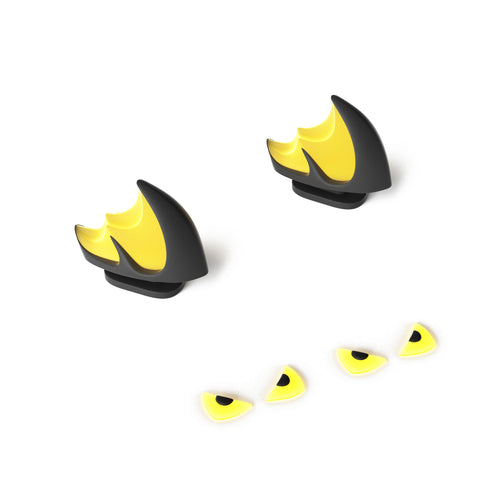 Sharkicks Pro 兇猛錦鯉龍鰭和眼睛配件