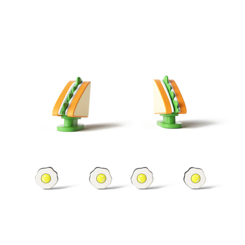 Sandwich Fins and Fried Egg Eyes for Sharkicks Pro