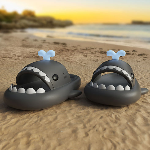 Sharkicks Basic - Whale Spouting Shark Slides