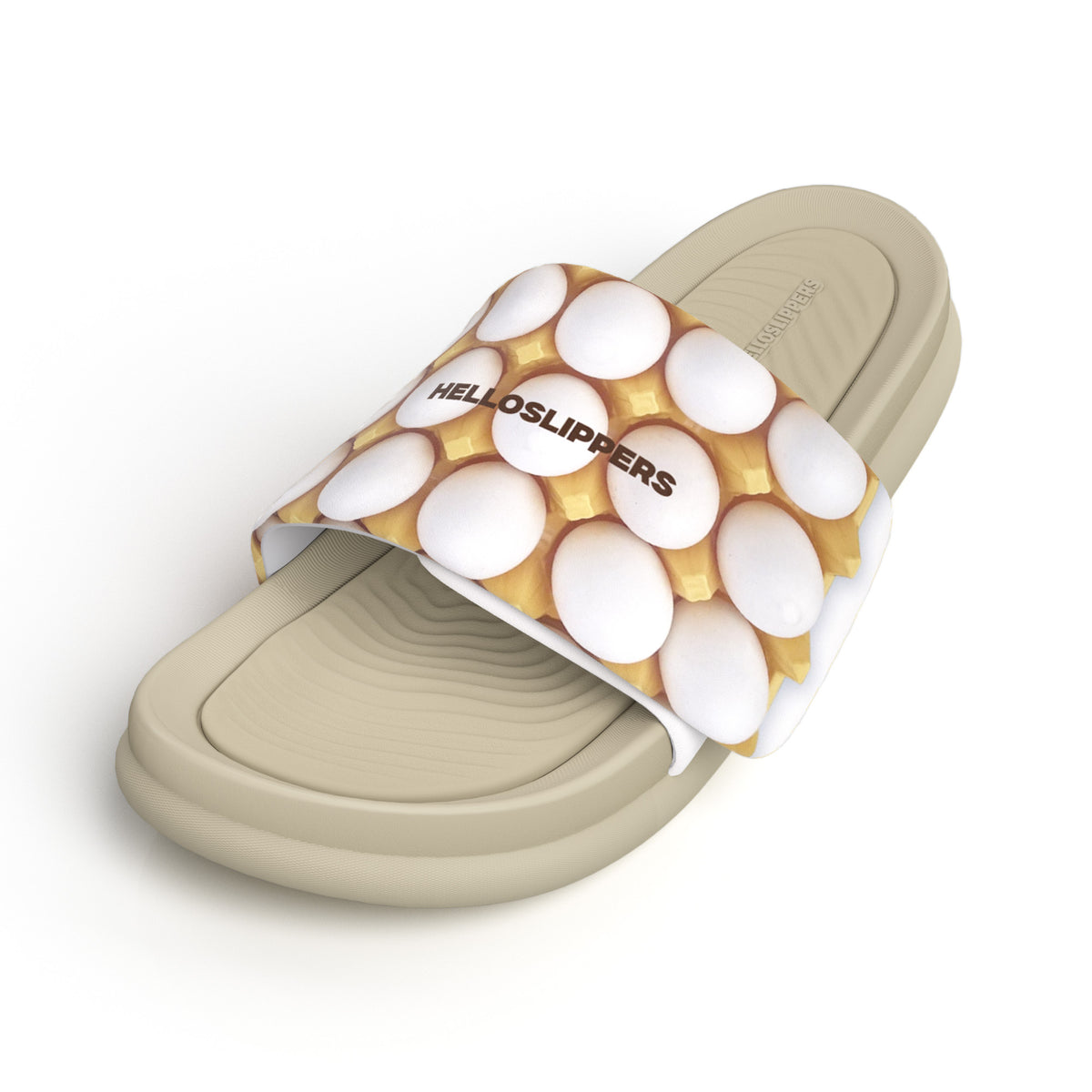Eggs ArtFlex Slide | HelloSlippers™ – Hello Slippers