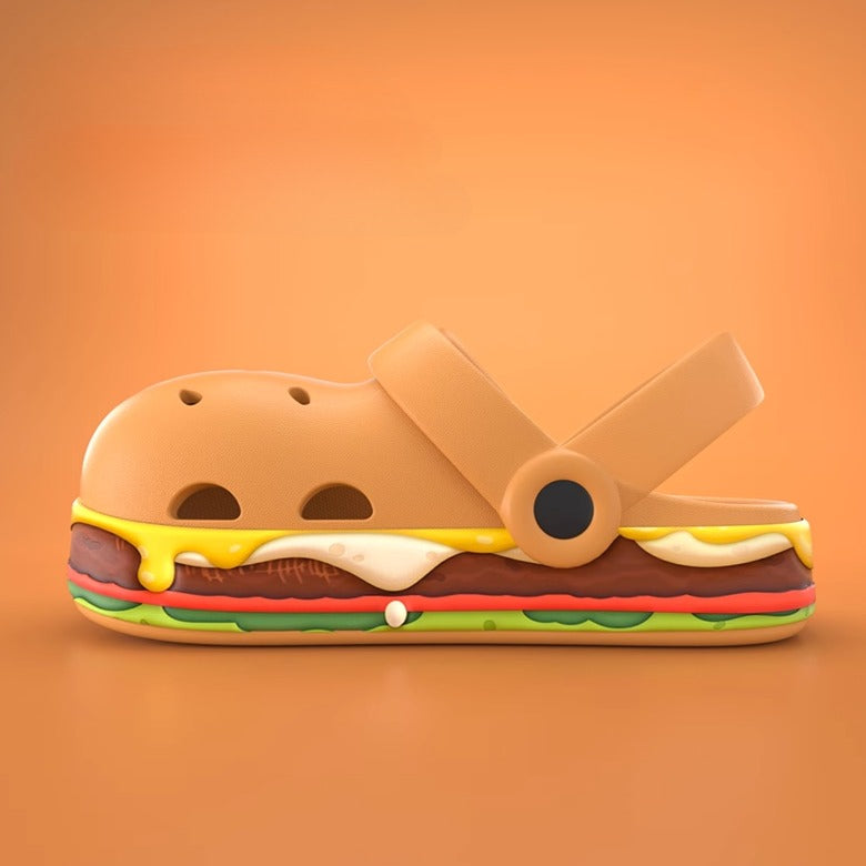 Burger Clogs: Fun and Tasty-Inspired Slippers for Ultimate  display picture 2