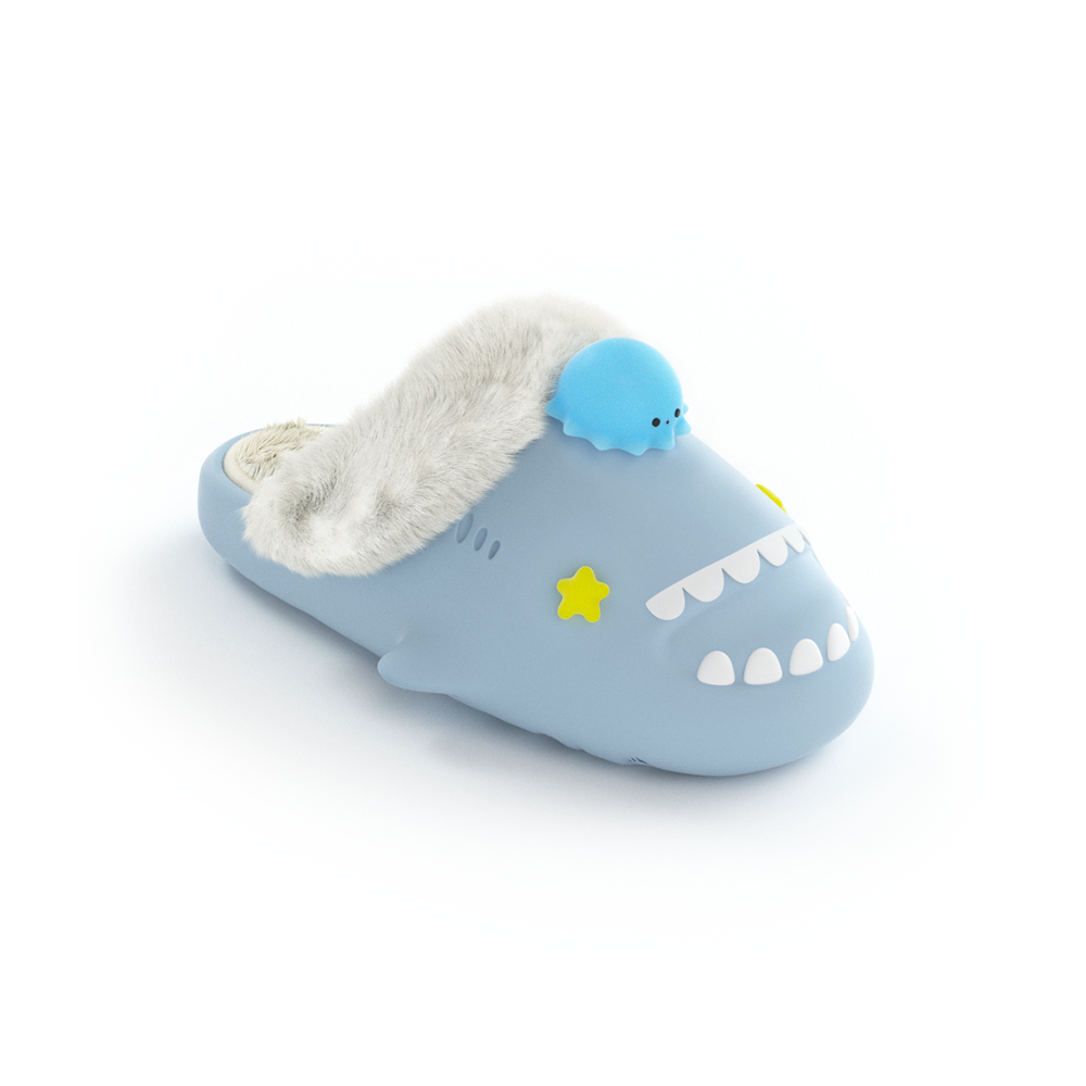 Jellyfish Heel-open Shark Slippers - Cute Winter Comfort | Sharkicks ...