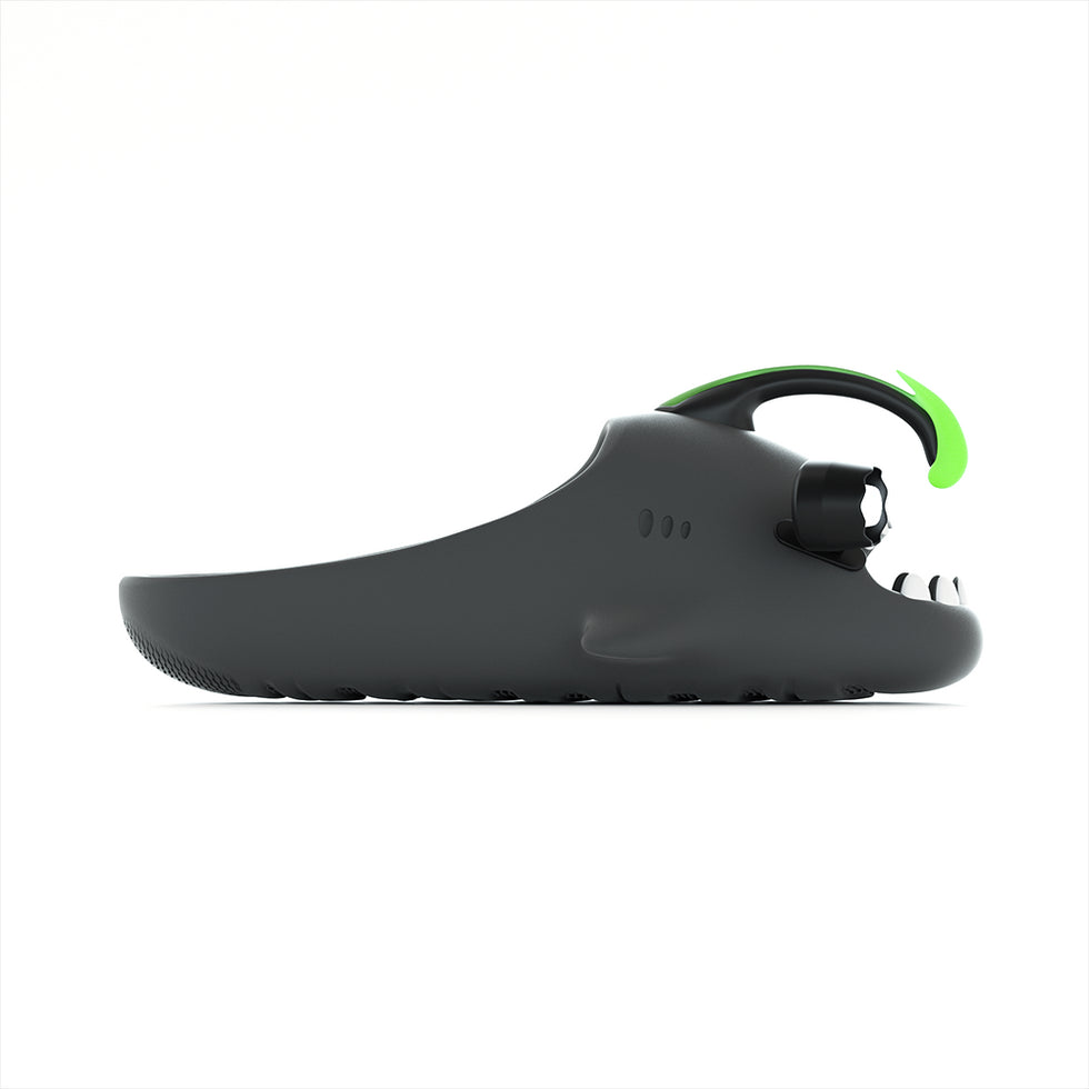 Anglerfish Flashlight Shark Slides Sharkicks Pro Series Hello Slippers anglerfish-flashlight-shark-slides-sharkicks-pro-series-hello-slippers