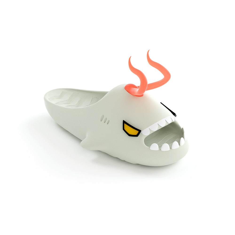 Demon Shark Slides - Fierce & Bold Shark Slippers 