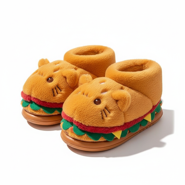 Helloslipper Hamburger mule Burger Slippers: Burger-Themed Cork-Soled Mules for Everyday  main image 2