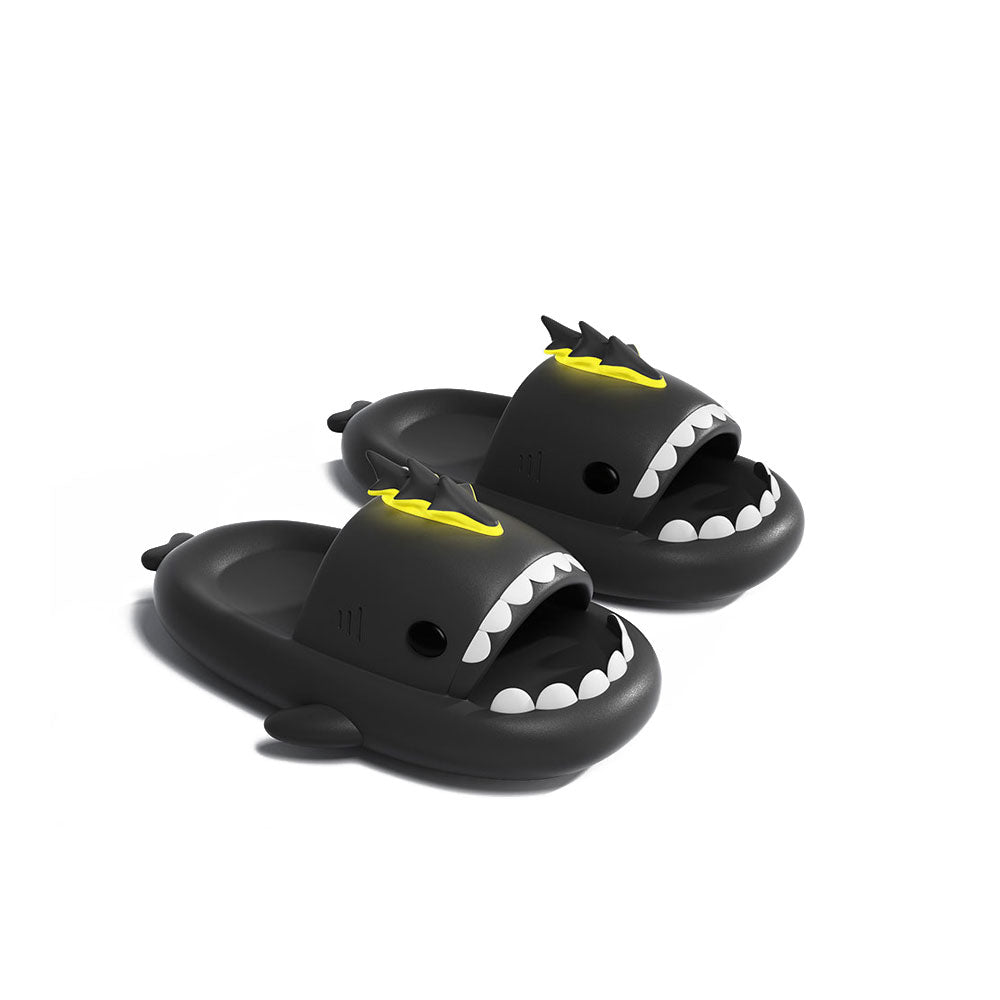 HelloSlippers Sharkicks™ Basic - Lightning Dragon Shark Slides – Hello ...