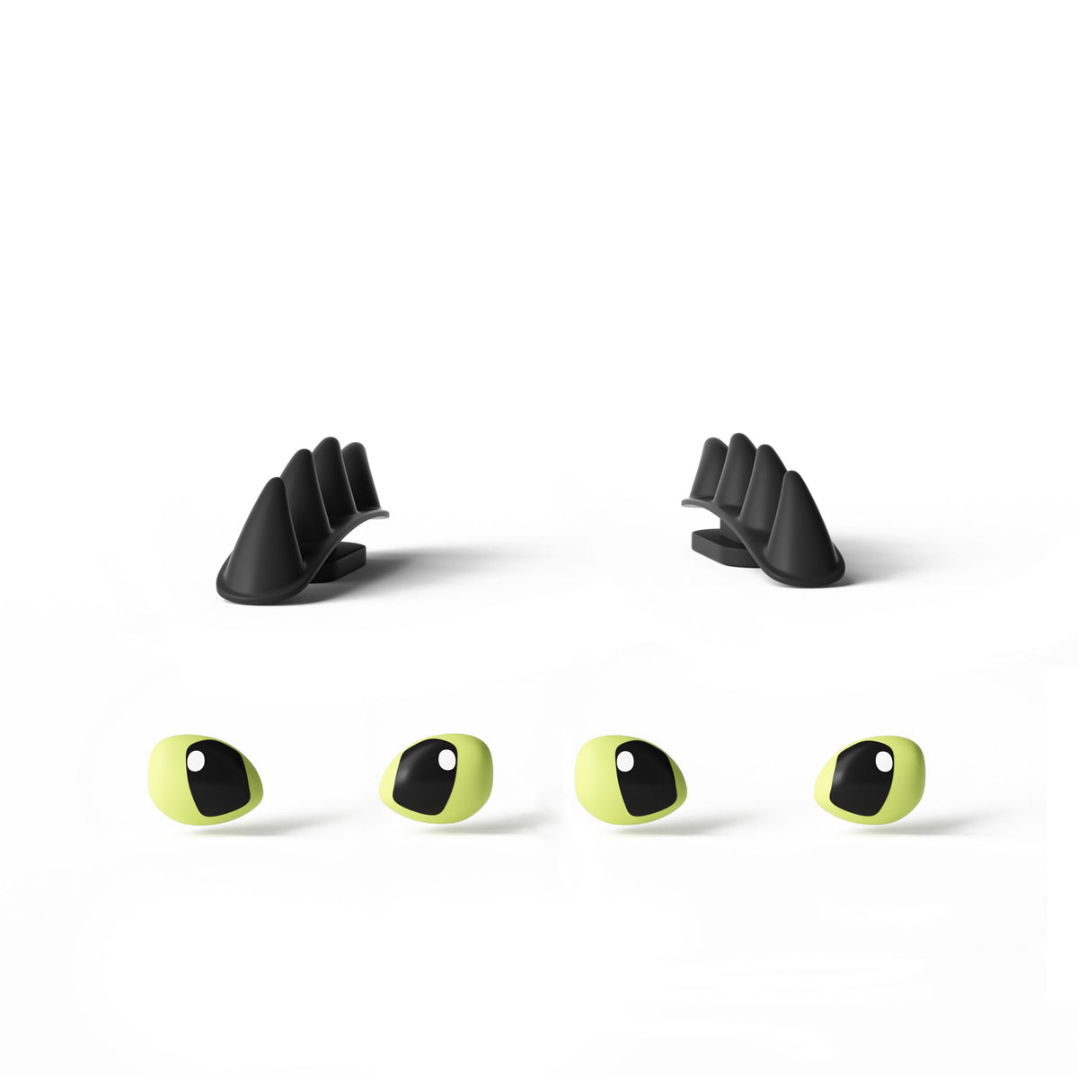 Toothless Fins and Eyes for Sharkicks Pro – Hello Slippers